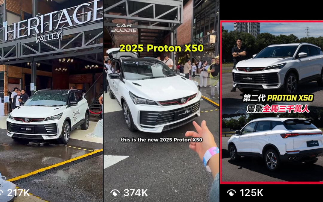 Proton X50 Launch-Buzz vs.Competitor SUVs: Who’s Winning on Social in 2025?