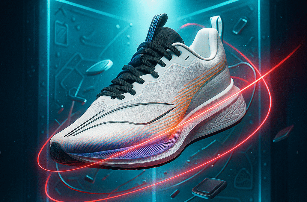 Futuristic Neon Hero Product Shrine